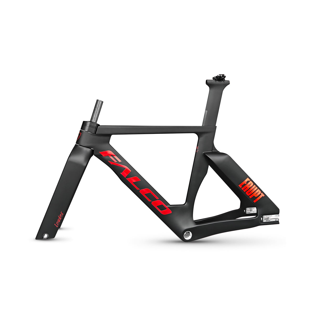 Falco Fixed Gear Bicycle Frameset Carbon Fiber 700C Lightweight BSA T800 With Fork Seatpost Track Bike Frame Set