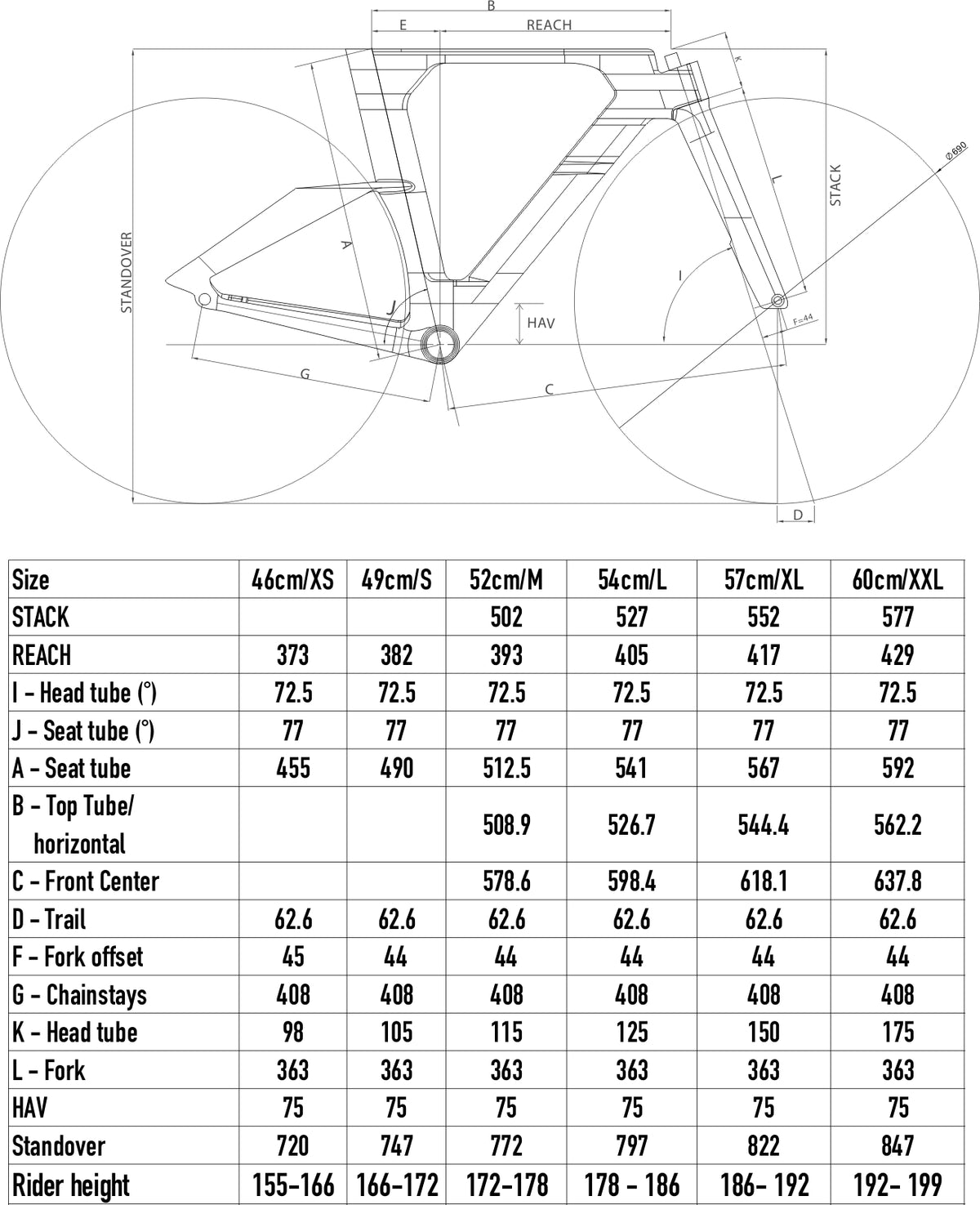 FALCO High End Time Trial Full Carbon Fiber TT Frame T918