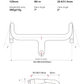 FALCO outside cable and internal cable OD2 handlebar compatible 28.6 and 31.8mm steerer for GIANT TREK